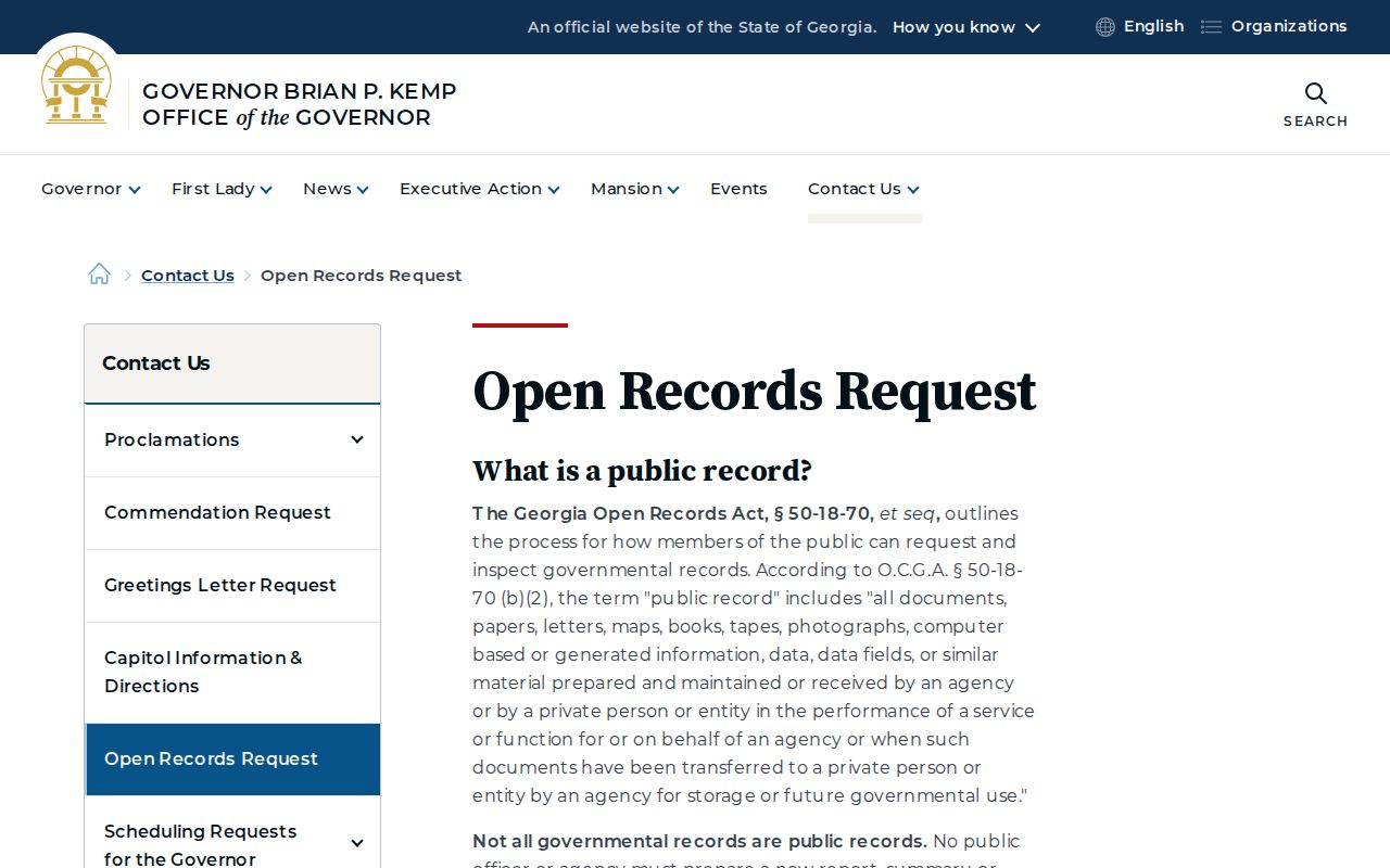 Covington court docket Georgia Open Records Act guidance
