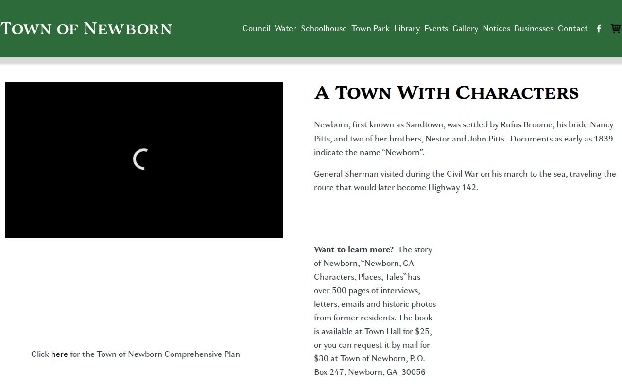 Newborn court docket Town Hall and official town information