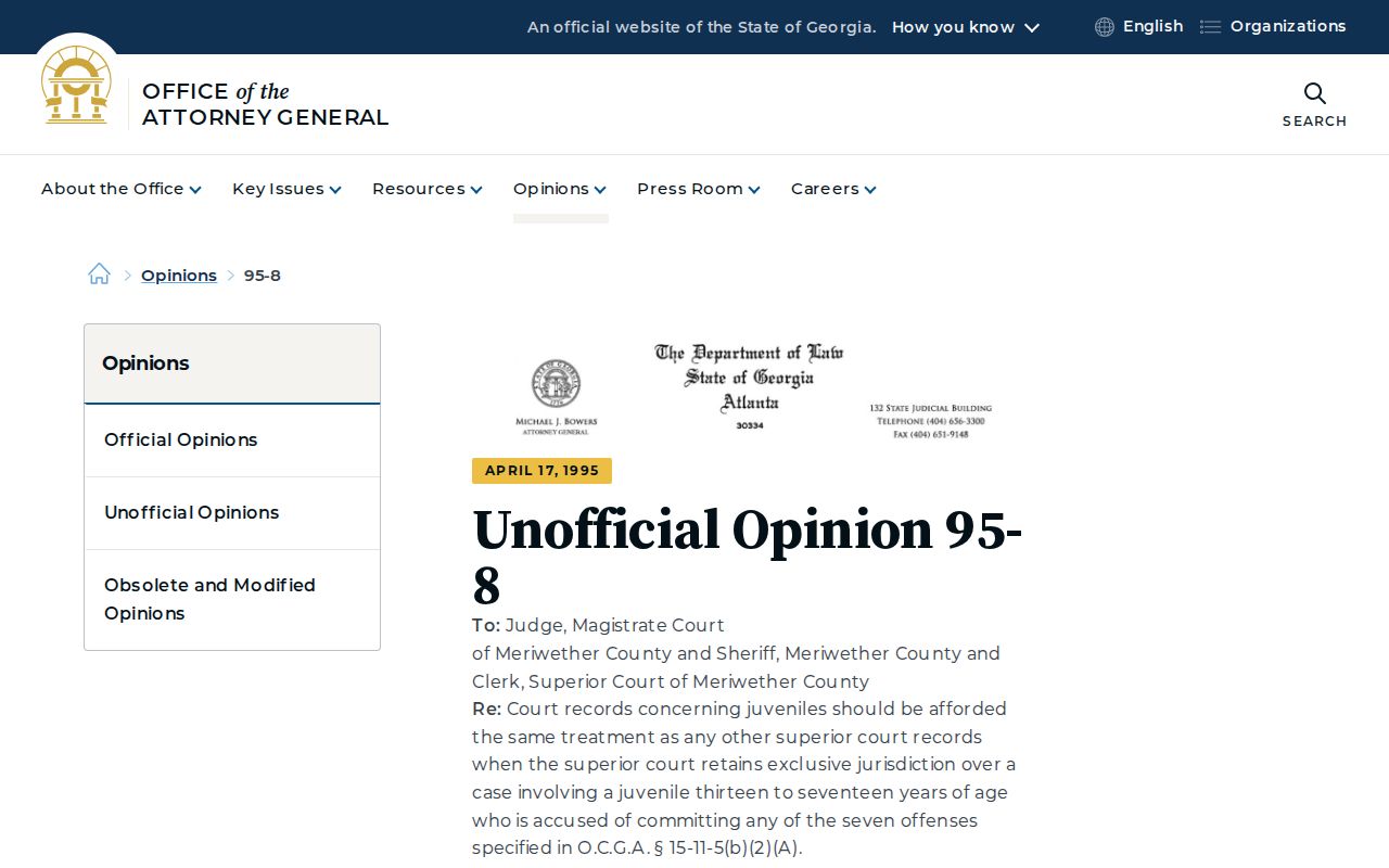 Porterdale court docket juvenile confidentiality guidance